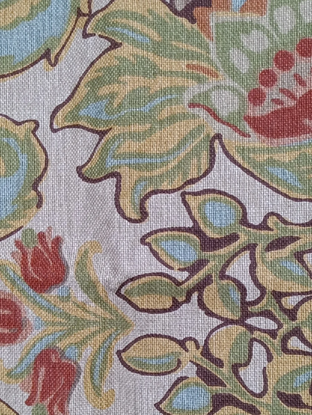 Pottery Barn Simone Linen/ Cotton Standard + Euro Sham Jacobean Palampore